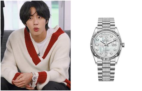 kim seok jin watches